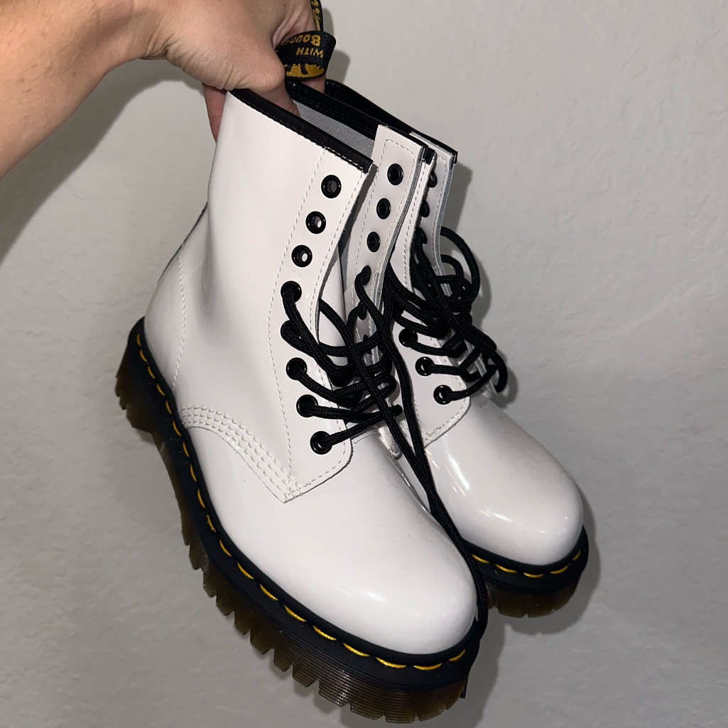 White Patent Leather Dr. Martens - Size Women’s 6